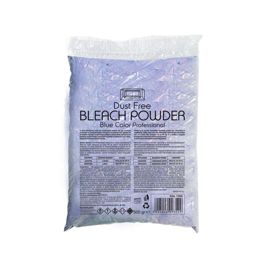 Blue Bleaching Powder Bag - 500gr